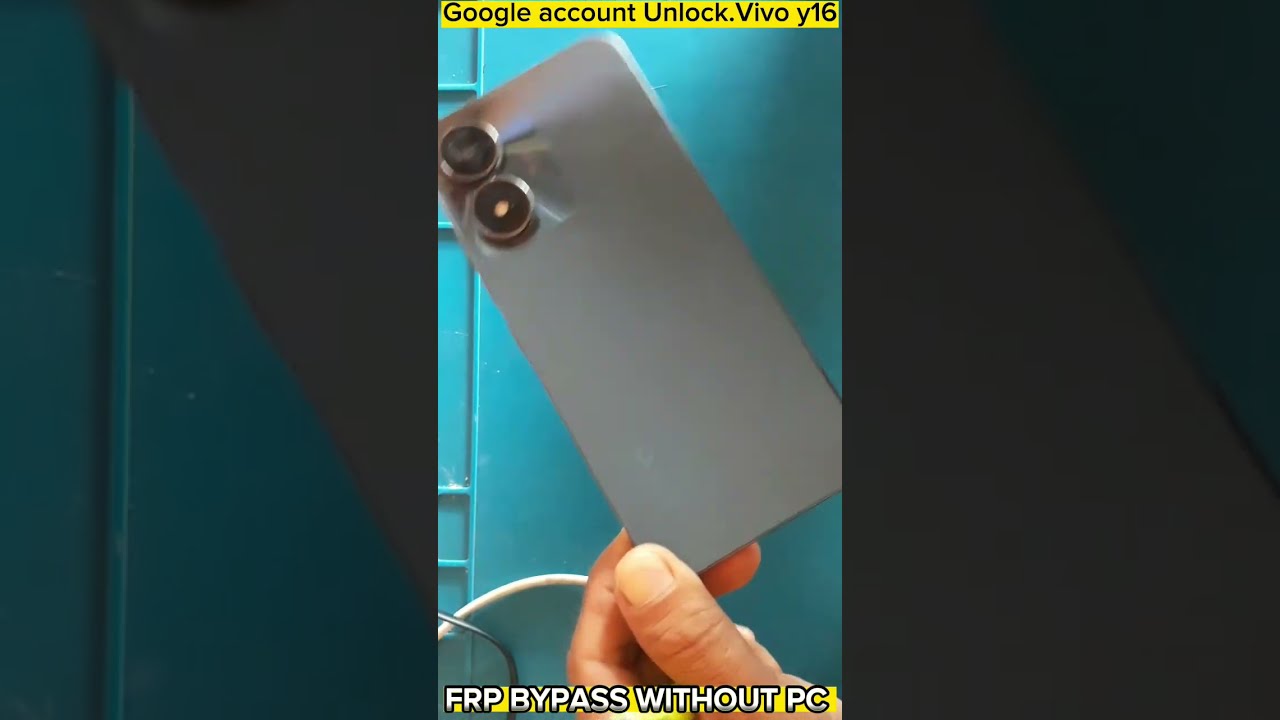 Google account LockFRP BYPASS WITHOUT PCVIVO Y16 Google account LockFRP BYPASS WITHOUT PCVIVO Y16