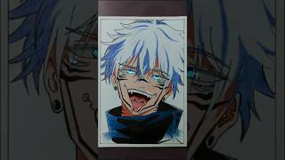 Drawing Gojo With Sukuna & Toges Powers From Jjk
