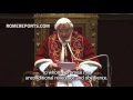 SEDE VACANTE: a look back at Benedict XVI\'s pledge of obedience to the new Pope