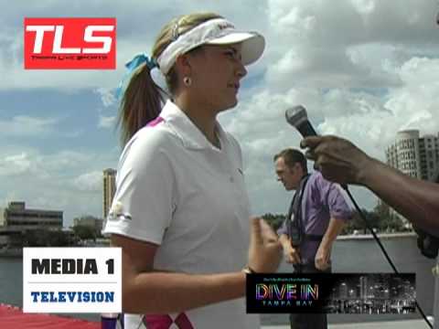 MEDIA 1 Television RED BULL Flug Tag interview with Lexi Thompson MEDIA 1 Television RED BULL Flug Tag interview with Lexi Thompson