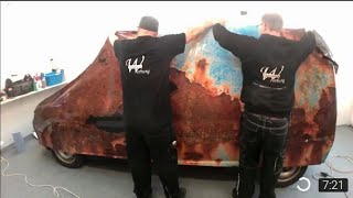 Car Wrapping on Mud Hole in INDIA ( INDIAN FACTS )