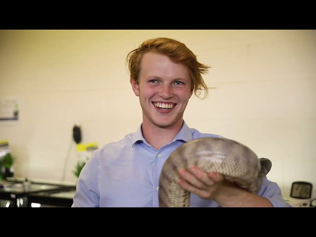 Watch Meet Angus, he studies Wildlife Science on YouTube.