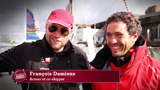 François Damiens et Tanguy de Lamotte en duo sur la Transat Jacques Vabre 2013 François Damiens et Tanguy de Lamotte en duo sur la Transat Jacques Vabre 2013