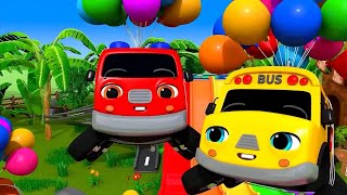 Baby Toddler Songs - Wheels On The Bus - Nursery Rhymes & Kids Songs