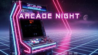 Retro-Futuristic Arcade Night Synthwave Music For Gaming, Focus & Late Night Drives