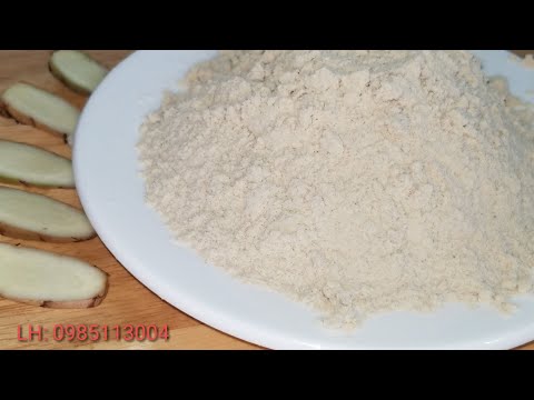 Hướng dẫn cách làm bột nghệ trắng (nghệ trắng rừng: 0985113004)