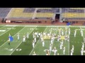 Flat Rock Marching Band at U of M Band Invitational 10-21-14 1