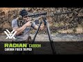 Vortex® Radian™ Carbon Fiber Tripod - Product Overview