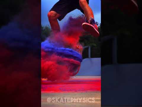WORLD'S MOST COLORFUL SKATE TRICK - Jason Bastian #shorts
