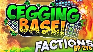 Minecraft Factions #298 - CEGGING MASSIVE CLAIMED BASE!  (Minecraft Raiding)