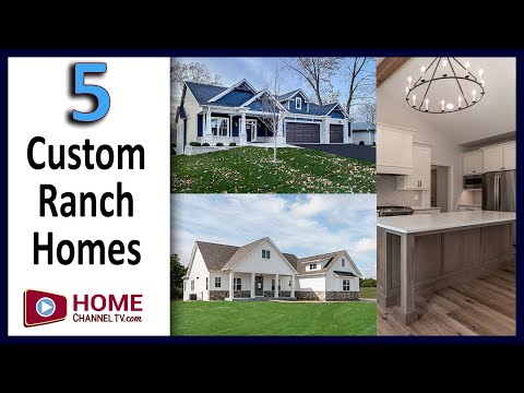 5 Custom Ranch Home Tours in 5 Minutes - Interior Design Ideas