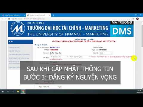 Hướng dẫn Đăng ký xét tuyển vào UFM năm 2020