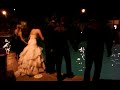 Don and wife jump into pool on wedding day