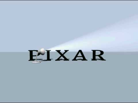 pixar logo parody. pixar intro with carrara pro