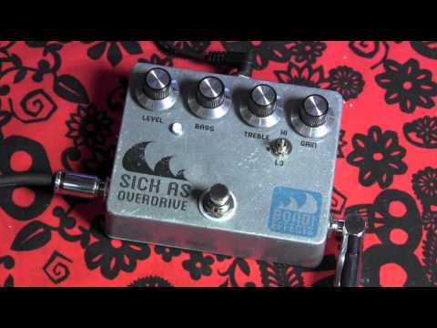 Bondi Effects SICK AS OVERDRIVE guitar pedal demo with Tele