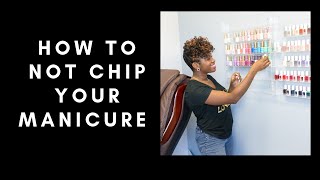 How To Not Chip Your Manicure| Quick Nail Care Tip