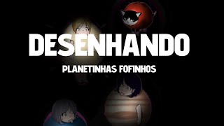 Desenhando Planetinhas Júpiter E Saturno E Marte No Ibis Paint X