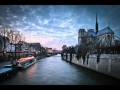 Time lapse video sunset Notre Dame Paris