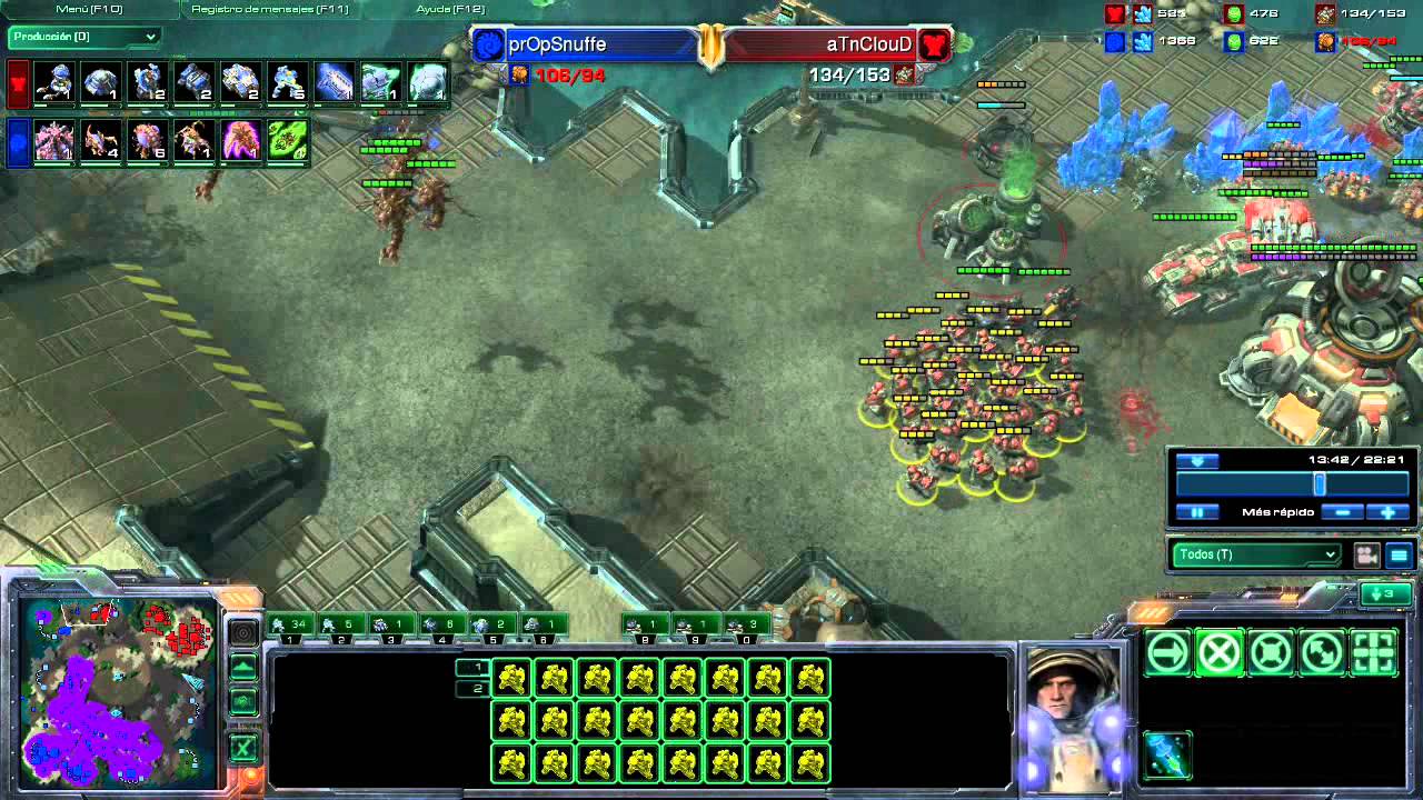 StarCraft 2 Terran vs Zerg