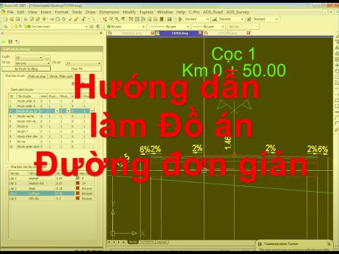 hướng dẫn làm đồ án môn thiết kế đường