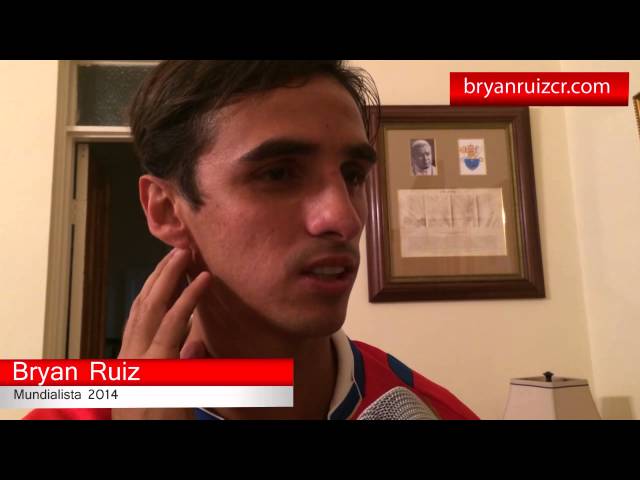 Homenaje para Bryan Ruiz en Alajuelita