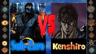 Subzero ( Mortal Kombat ) vs Kenshiro ( Fist of North Star ) - Ultimate Mugen Fight 2015