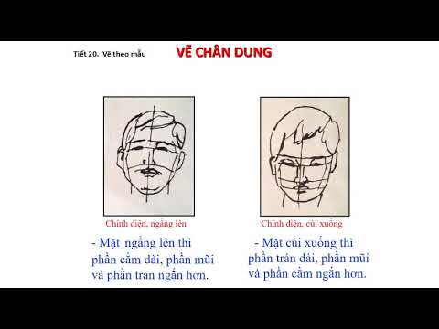 Bài 18,19: vẽ theo mẫu |VẼ CHÂN DUNG| Lớp 8