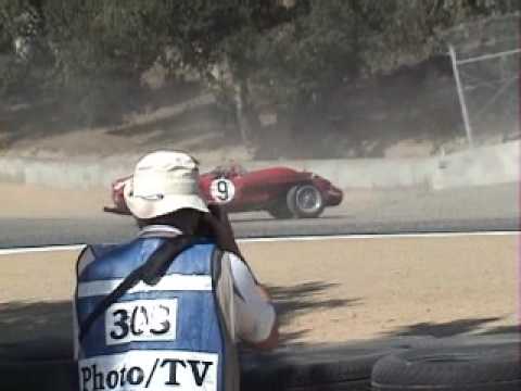 1957 Ferrari 250 TR Prototype crashes 18 Jon Shirley 9 David Love