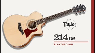 Taylor Guitars | 214ce | Playthrough Demo