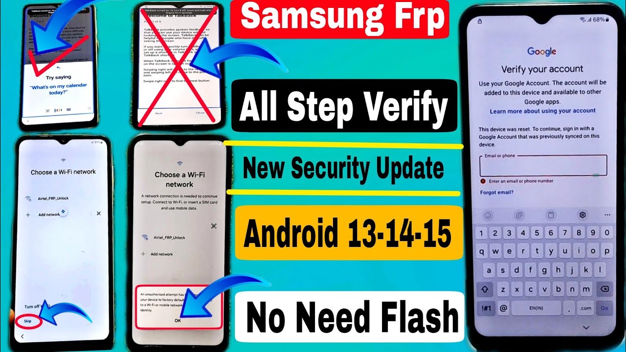 All Step Verify – Talkback – Frp Lock – All Samsung FRP All Step Verify – Talkback – Frp Lock – All Samsung FRP