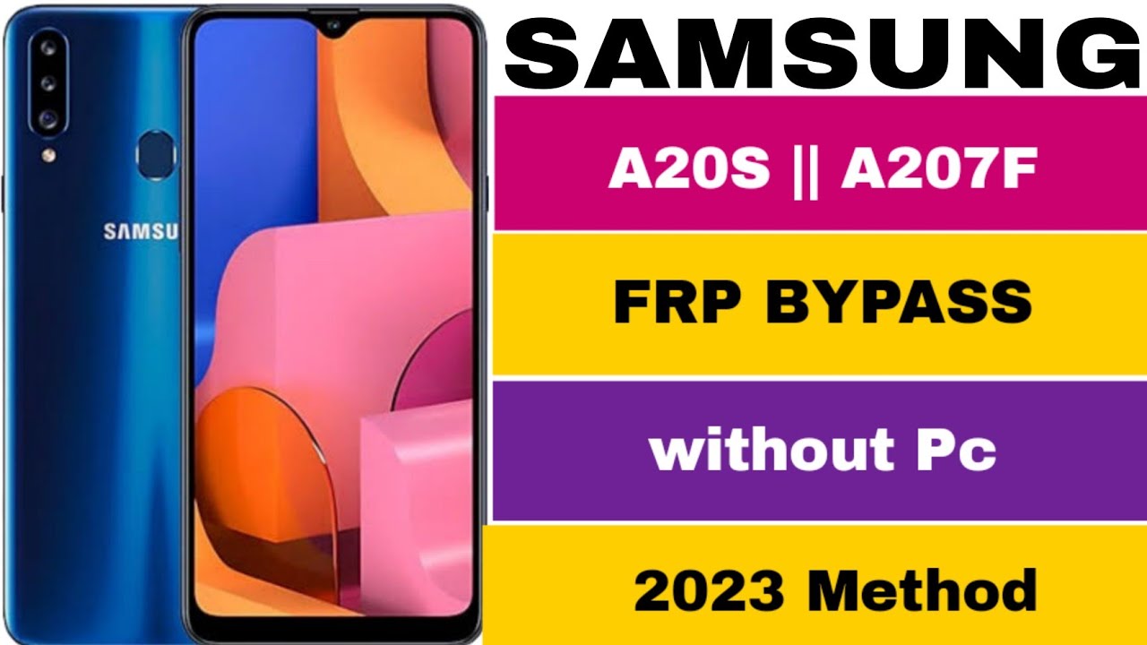 SAMSUNG Galaxy A20s (A207F) Frp Bypass without PC 2023 SAMSUNG Galaxy A20s (A207F) Frp Bypass without PC 2023
