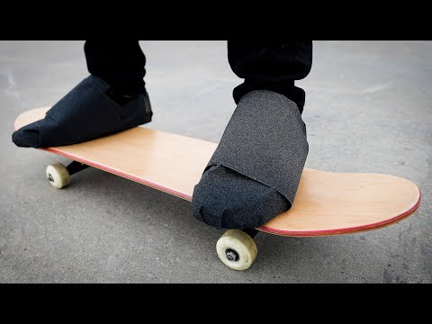 GRIP TAPE ON SHOES INSTEAD OF A SKATEBOARD!