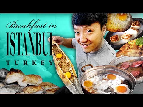 TRADITIONAL TURKISH BREAKFAST | Food Tour of Istanbul Turkey Day 3