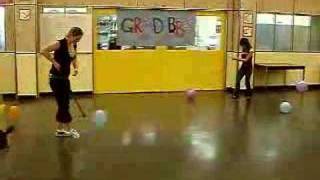 3 Girls Popping Balloons - Gladstone Grad Bbq