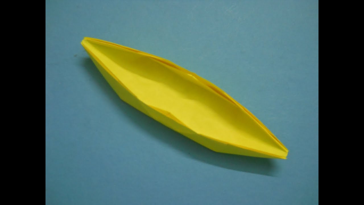 How to Make a Paper Boat or Sampan - YouTube