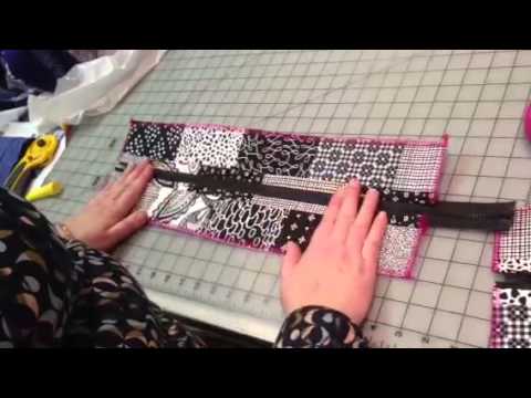 Making a Charming Tote  Purse with Zipper Part 2