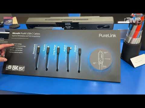 ISE 2025: PureLink Introduces MicroX4 ProAV USB-C Cables with Full Compatability