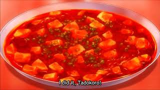 Shokugeki No Soma- Soma Extra Spicy Mapo Tofu! Megumi Funny Moment (Shpicy)