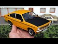 1:18 Opel Kadett C Coupe SR 1975, dark yellow - Model-Car Group [Unboxing]