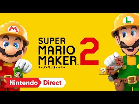 Switch用ソフト『スーパーマリオメーカー 2』が予約開始！6月28日に発売！