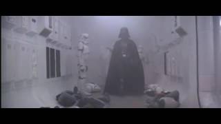 Darth Vader but every time he exhales it's earrape