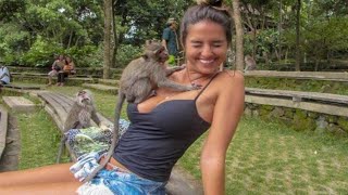 Funny Monkey | Girls Funny Video | Funny Jokes | Funny Animals