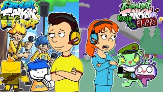 Caillou Vs Bob & Bosip And Rosie Vs Flippy Friday Night Funkin Mods
