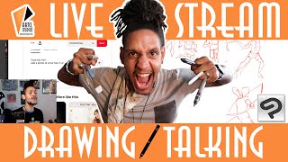 ACTION POSES | Drawing & Talking | Stream #24