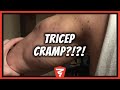 Extreme and Crazy Tricep Cramping After Training (1:38 is nuts)
