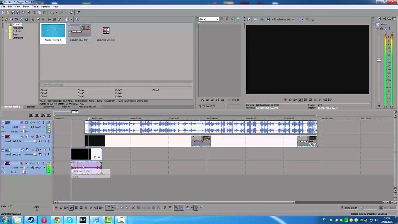 Как сделать эффект звука в sony vegas Как сделать эффект звука в sony vegas