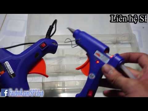Dùng súng bắn keo dán hộp đựng linh kiện nhiều ngăn ✅ #SPTshop 202