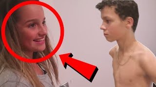 Annie BLUSHES When Hayden STRIPS In Front of Her | Bratayley Hannie