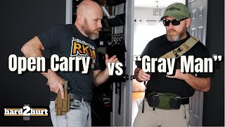 Open Carry vs. Gray Man for Self Defense | Spoiler: They're Both Stupid