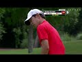 Seung-Yul Noh sinks an 18-foot putt for birdie at Zurich